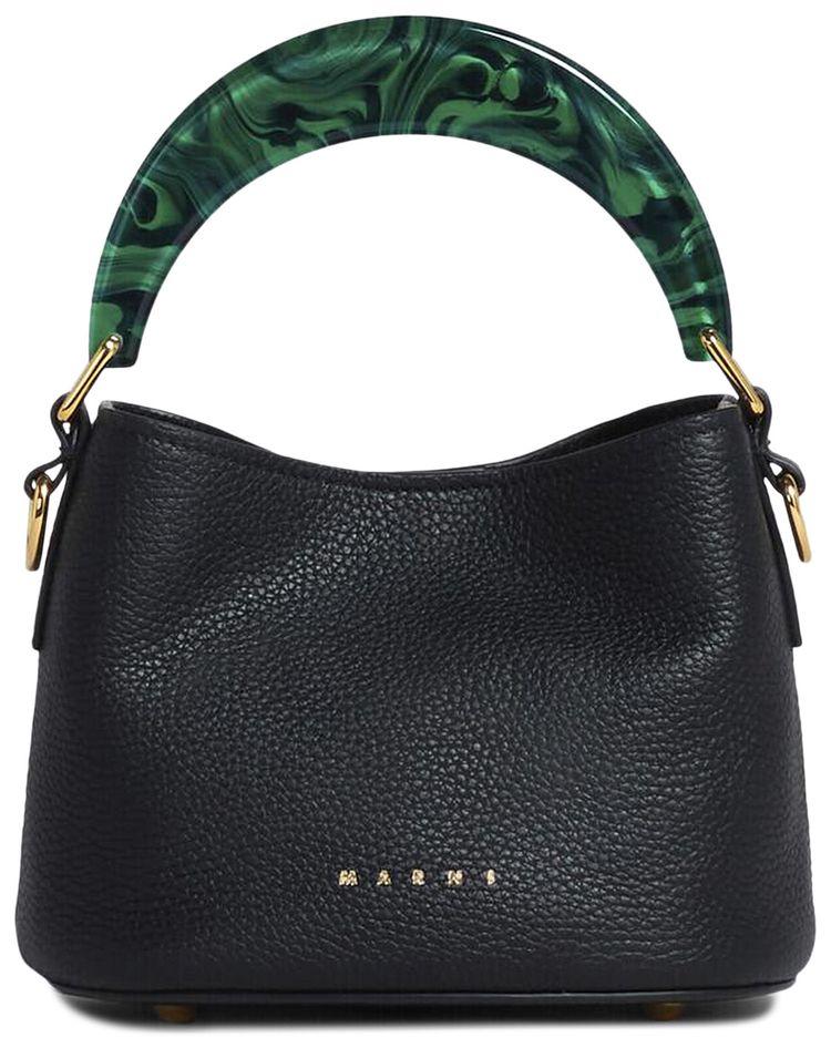Marni Venice Mini Bucket Bag BlackGreen
