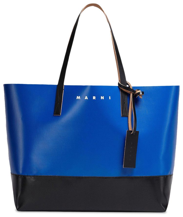 Marni Tribeca Shopping Bag Blue