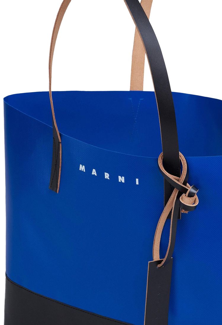 Marni Tribeca Shopping Bag Blue