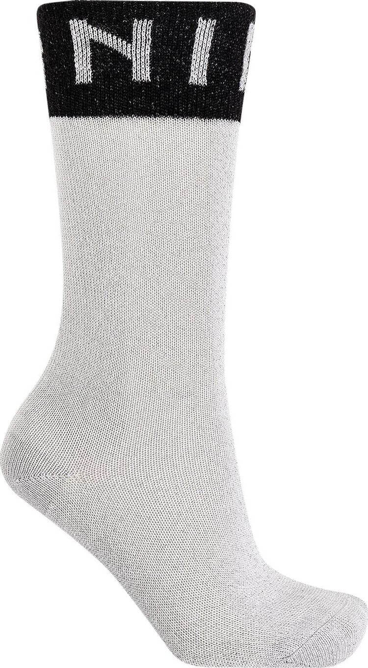 Marni Shimmer Socks White