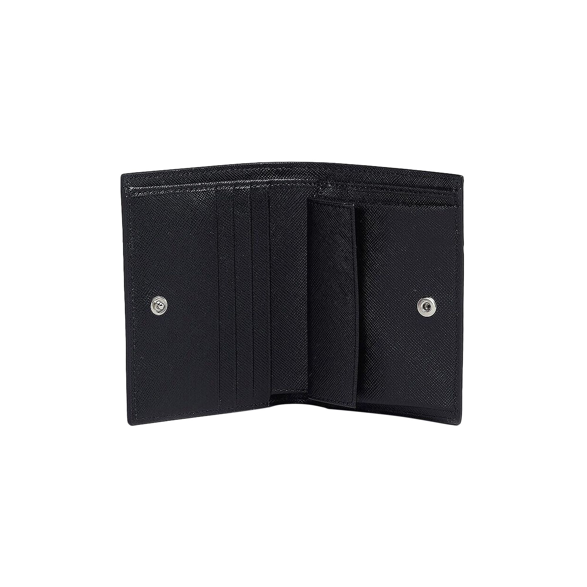 Buy Marni Saffiano Leather Bifold Wallet 'Black