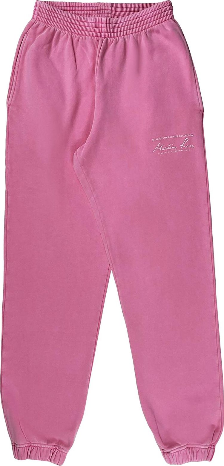 Martine Rose Slim Leg Trackpant 'Pink'