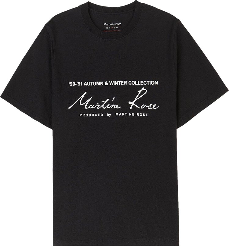 Martine Rose Classic T-Shirt 'Black'