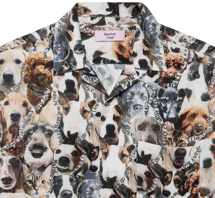 Martine Rose Hawaiian Shirt Multicolor