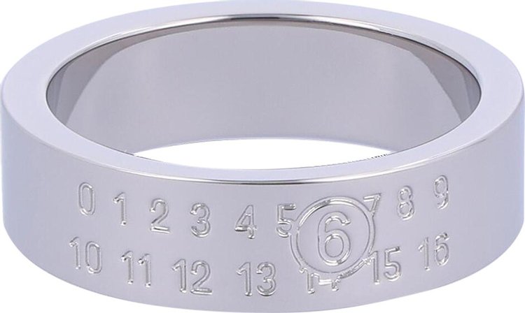 MM6 Maison Margiela Numeric Logo Ring 'Silver'