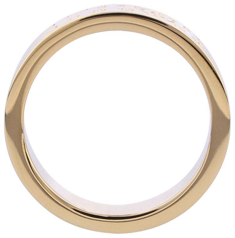 MM6 Maison Margiela Numeric Logo Ring Gold