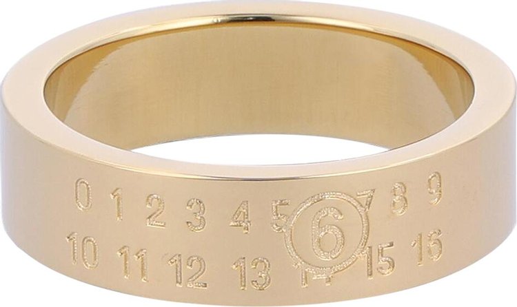MM6 Maison Margiela Numeric Logo Ring 'Gold'