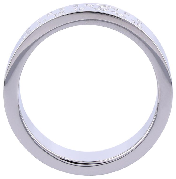 MM6 Maison Margiela Numeric Logo Ring Silver