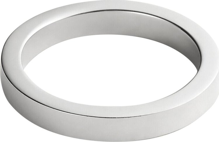 MM6 Maison Margiela Numeric Minimal Signature Ring Silver