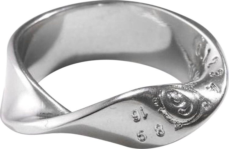 MM6 Maison Margiela Twisted Ring 'Silver'