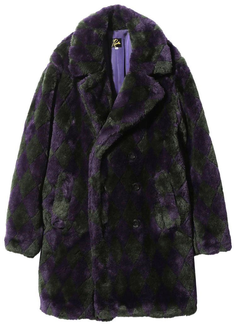 Needles Pea Coat GreenPurple