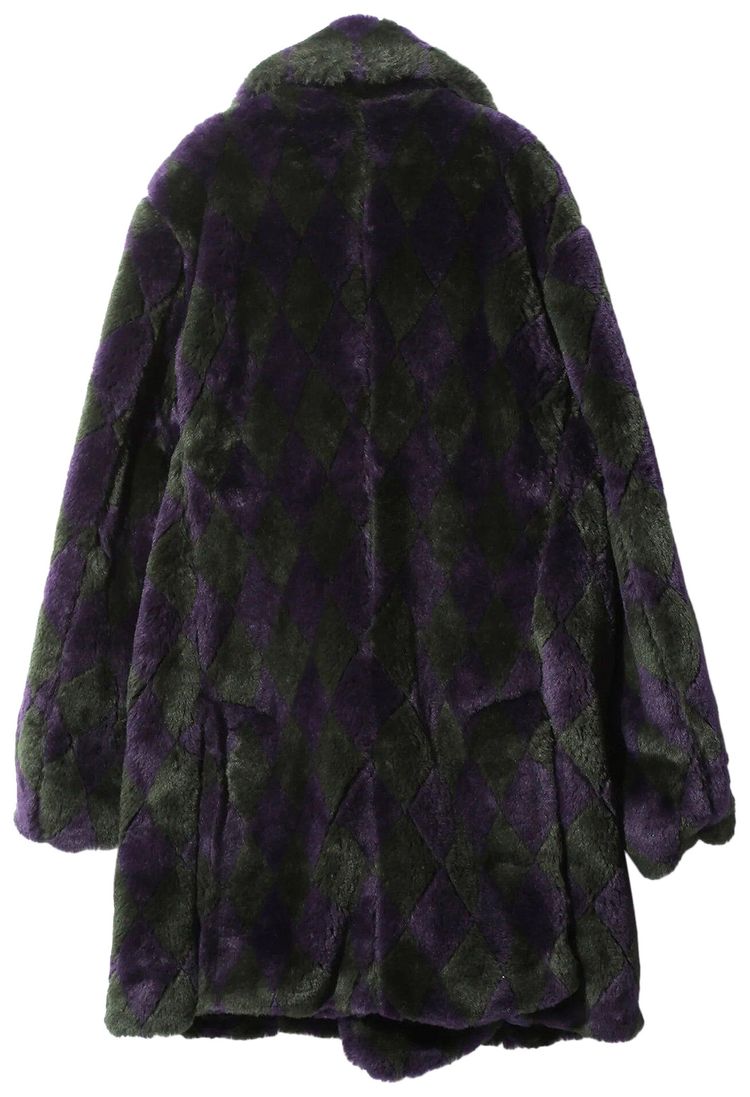 Needles Pea Coat GreenPurple