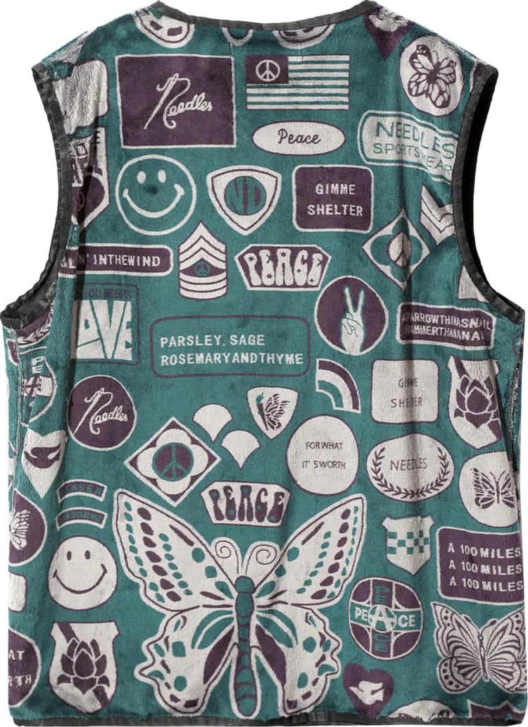 Needles Sportswear WU Piping Vest Multicolor