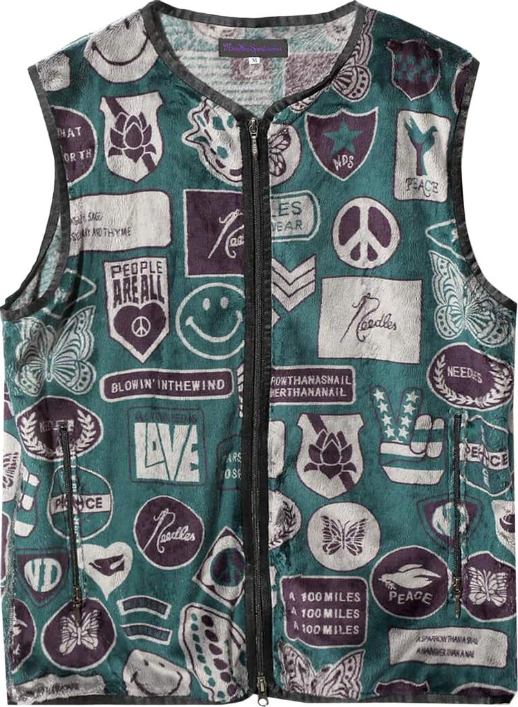 Needles Sportswear WU Piping Vest Multicolor