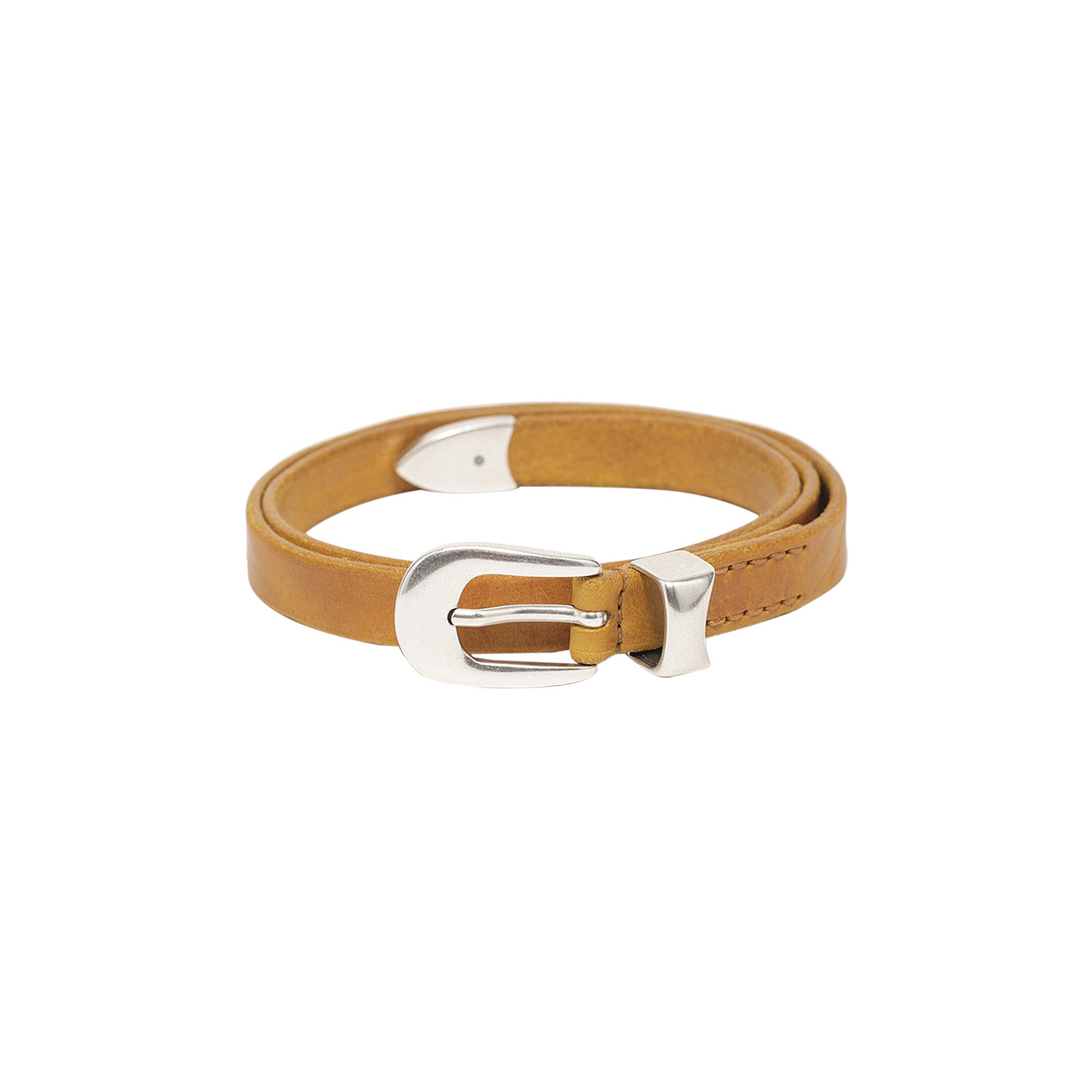 OUR LEGACY｜BELTS (2 CM BELT SAFFRON LEATHER (A22482S)) Our Legacy - sAFRON LEATHER 2CM BELT – LE LABO STORE