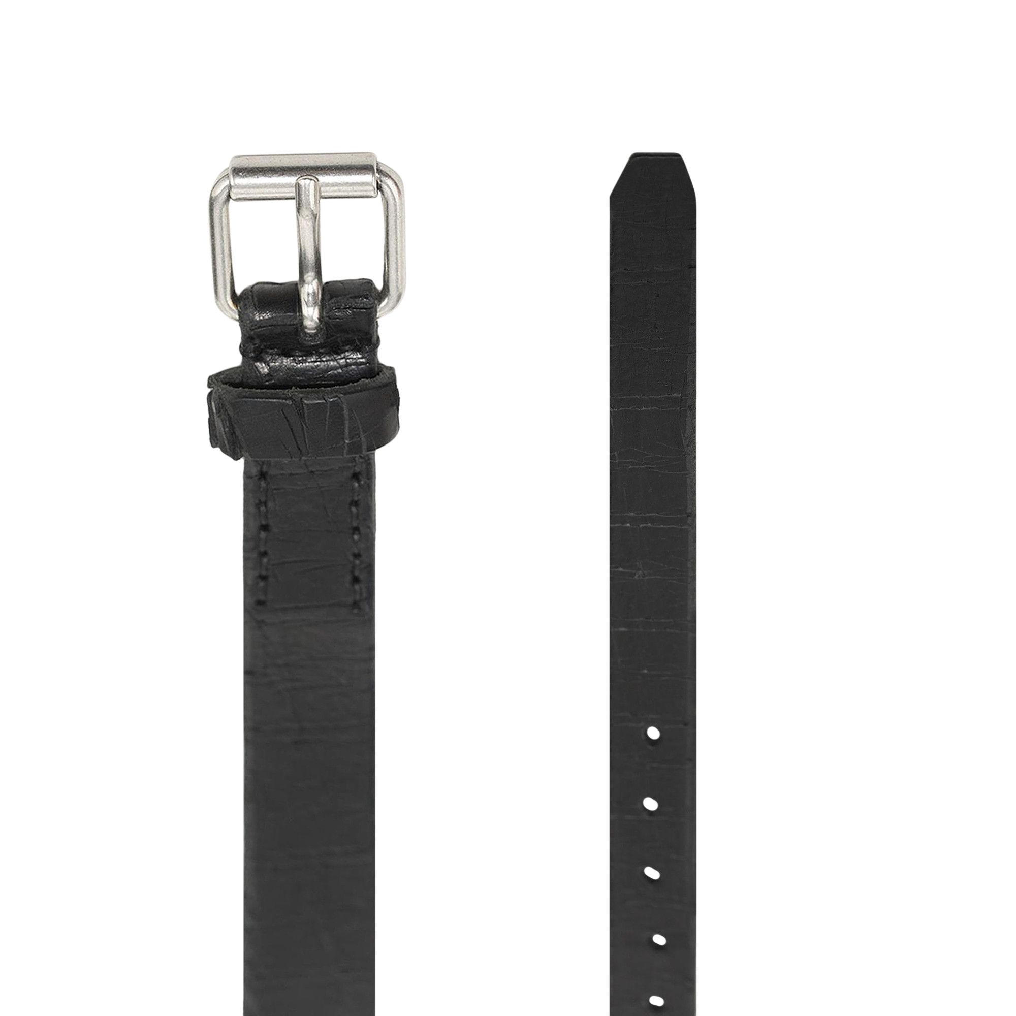 Buy Our Legacy Belt 'Laser Crack Black' - A22483L | GOAT