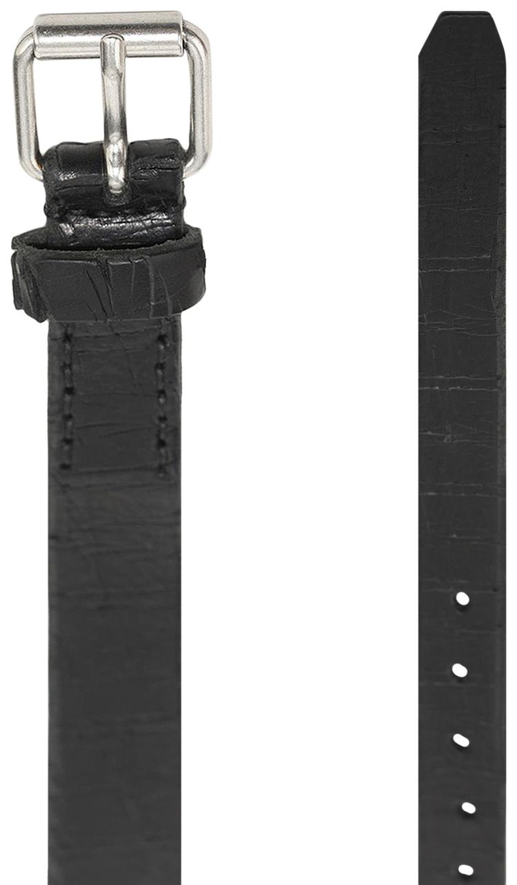 Our Legacy Belt Laser Crack Black