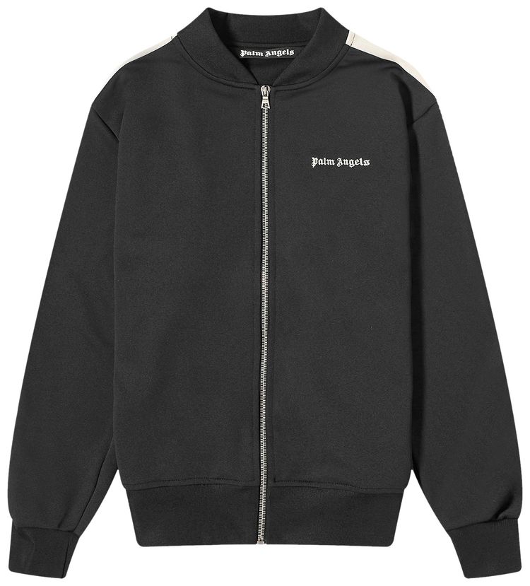Palm Angels Classic Logo Bomber Track Jacket BlackOff White