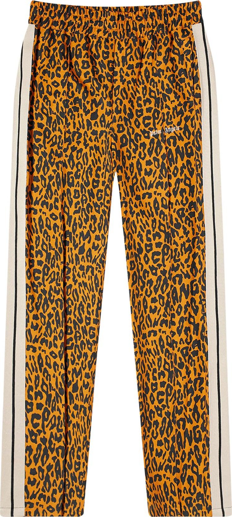 Palm Angels Cheetah Track Pants 'Orange/Black'