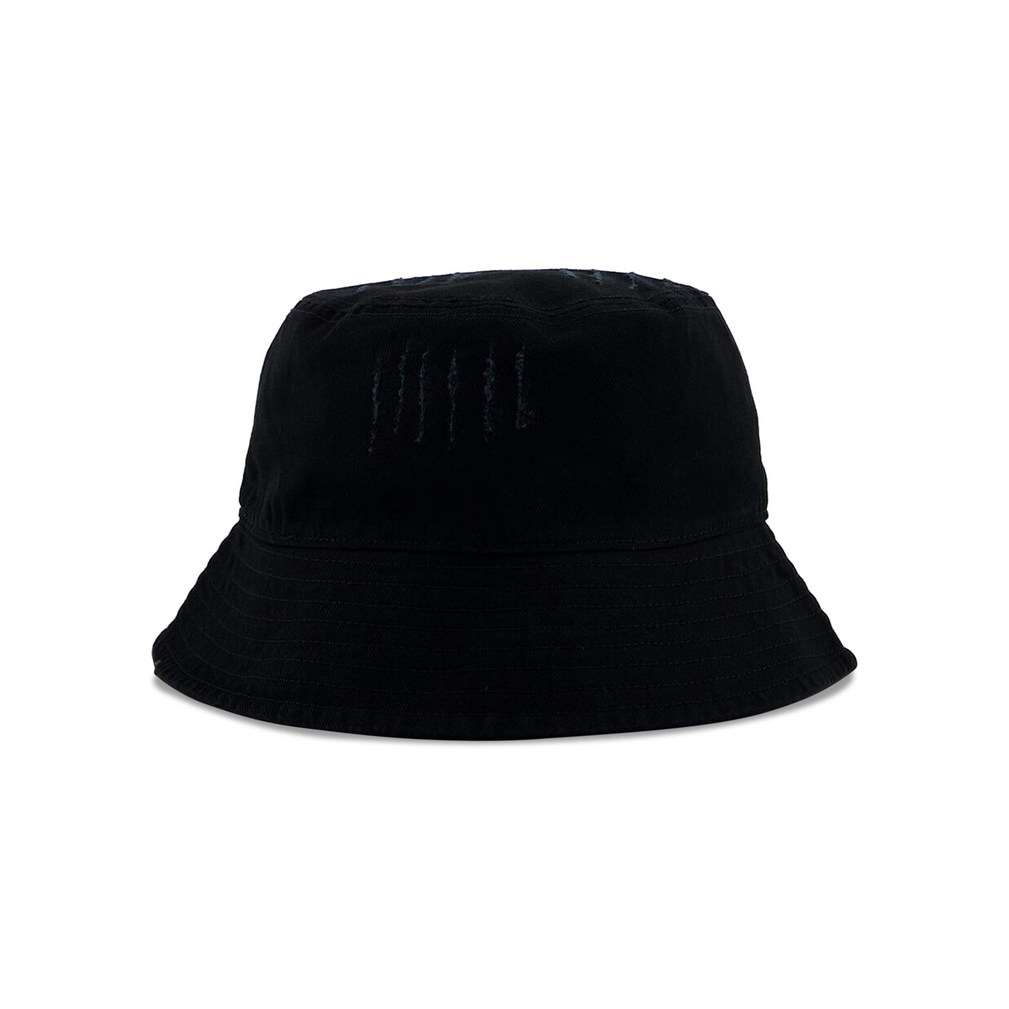 Buy Palm Angels Seasonal Logo Bucket Hat 'Black/Green Fluo