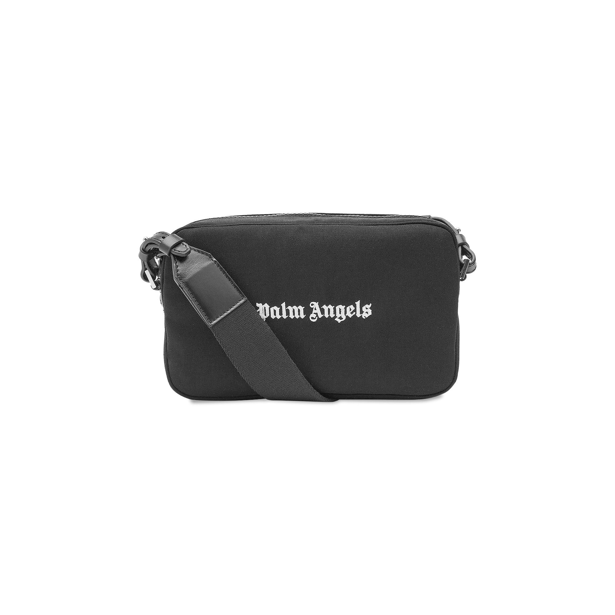 ショルダーバッグ Palm Angels PMNQ008R24FAB001 MONOGRAM CROSSBODY Bag Palm Angels - Black Mini Palms print crossbody bag
