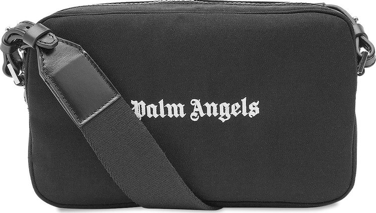 Palm Angels Cordura Logo Camera Case Bag BlackWhite