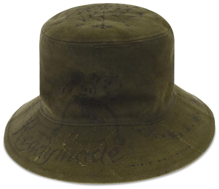 READYMADE Tattoo Bucket Hat Khaki