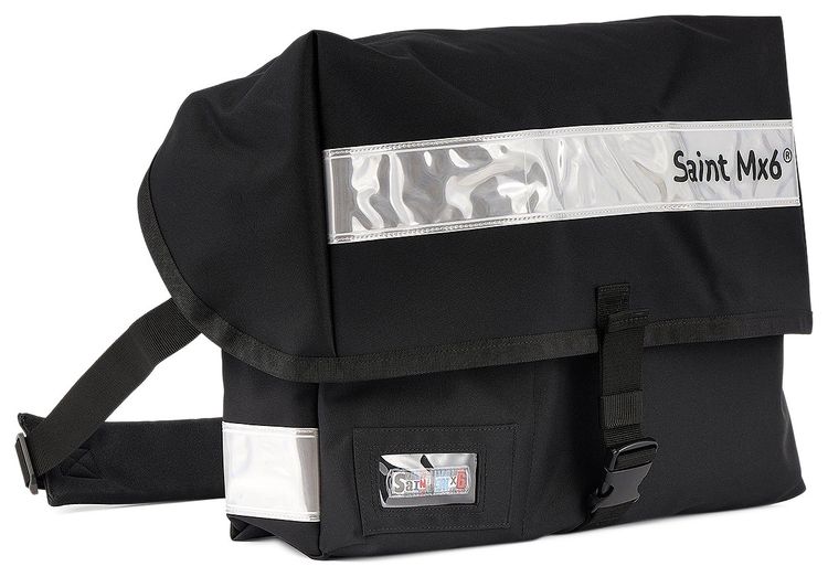 SAINT Mxxxxxx Nylon Messenger Bag Black