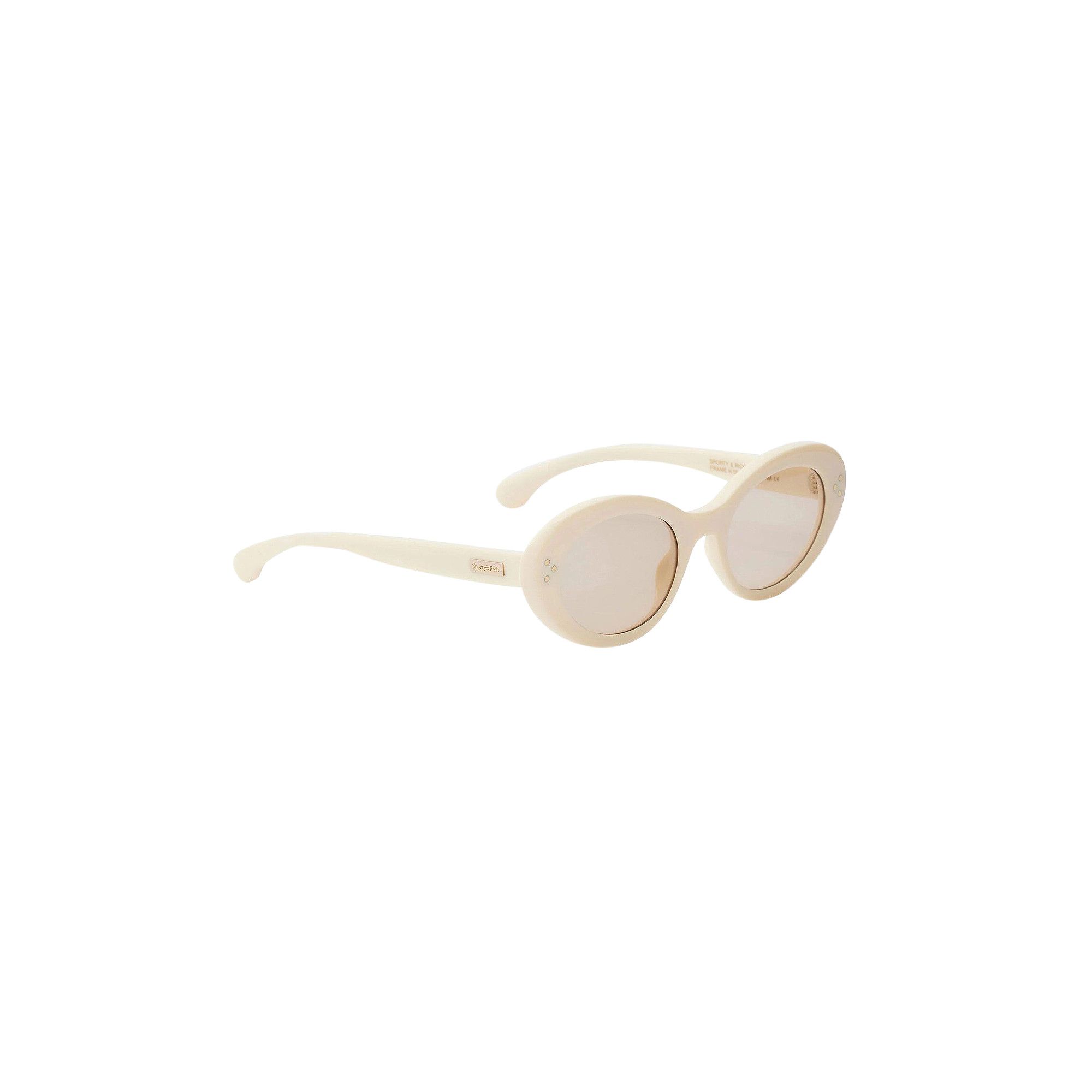 Buy Sporty & Rich Frame N.05 Sunglasses 'Cream/Gold