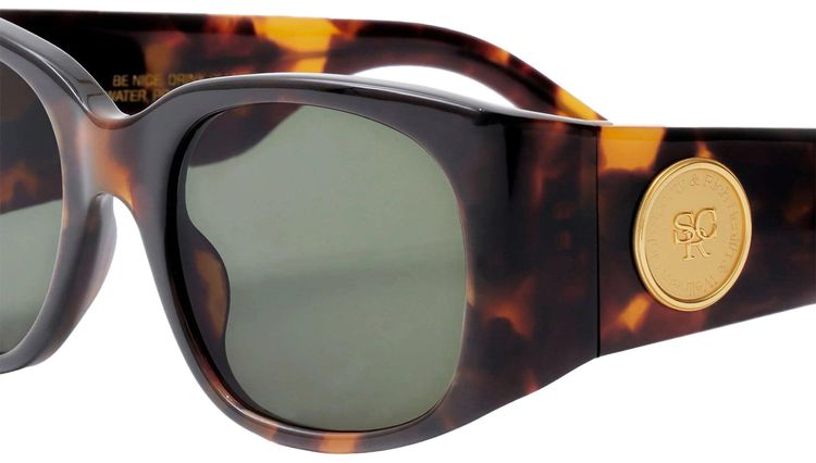 Sporty  Rich Frame N06 Sunglasses TortoiseGold
