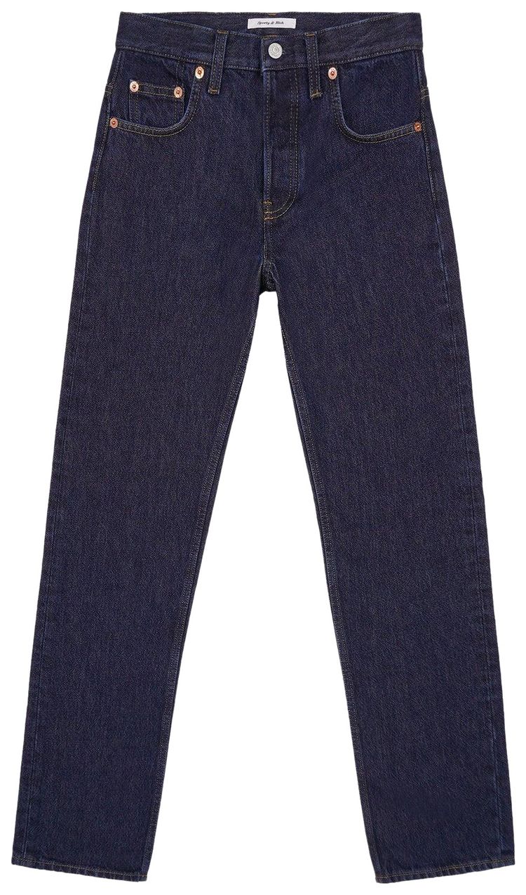 Sporty  Rich Vintage Fit Denim One Wash