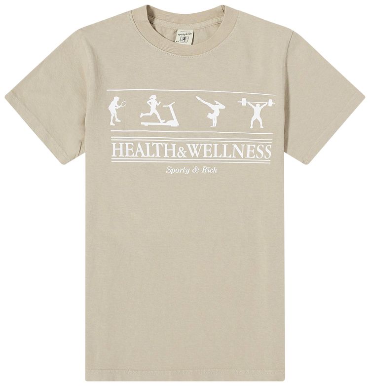 Sporty & Rich Health & Wellness T-Shirt 'Grey'