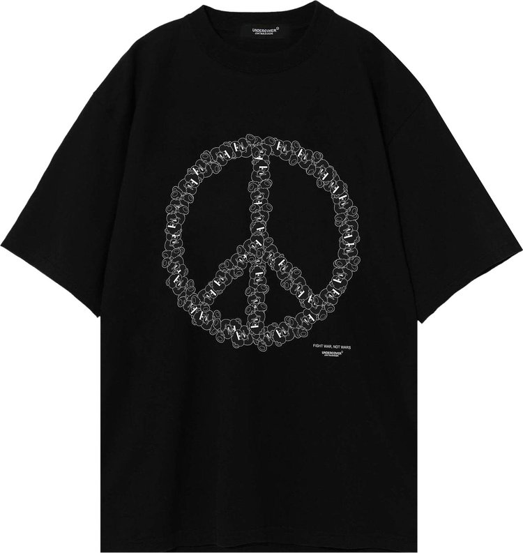 Undercover Peace Sign T-Shirt 'Black'