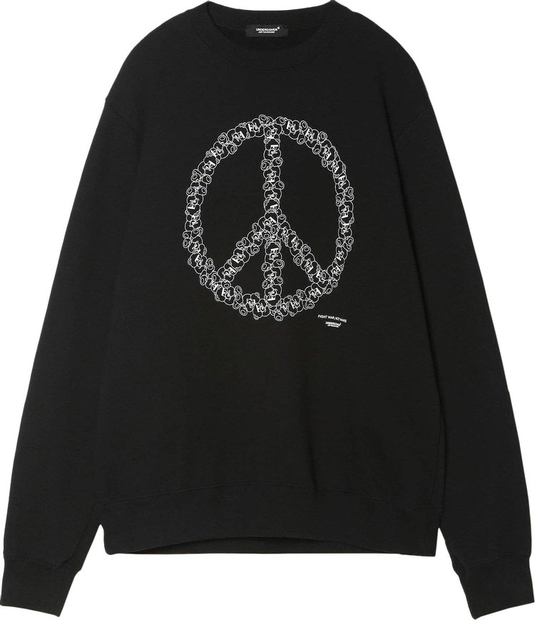 Undercover Peace Sign Sweatshirt 'Black'