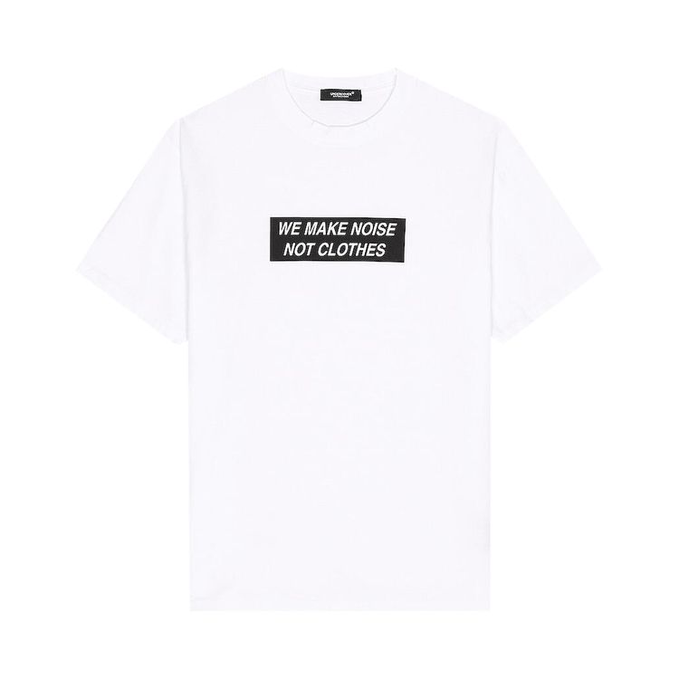 Undercover We Make Noise Not Clothes T Shirt White