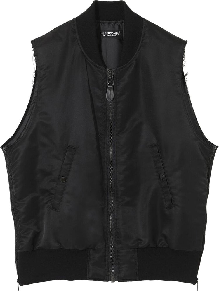 Undercover Oversized MA-1 Vest 'Black'