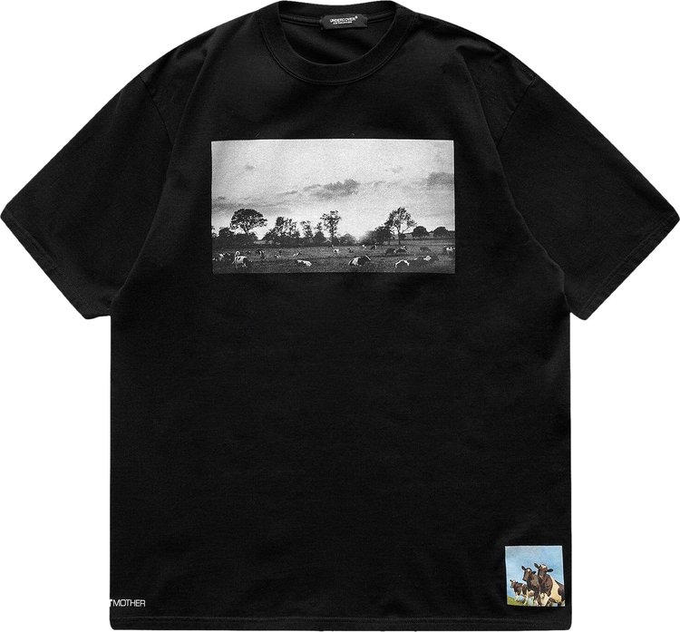 Undercover Cows In A Field T-Shirt 'Black'