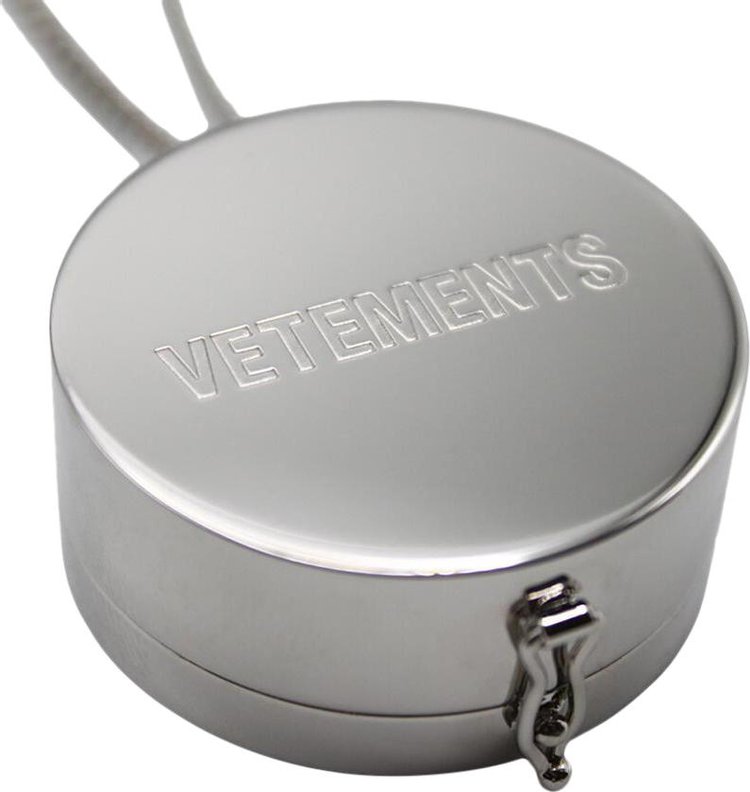 Vetements Grinder Necklace Silver