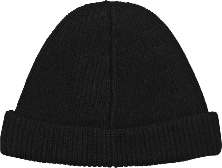 Vetements Logo Beanie Black