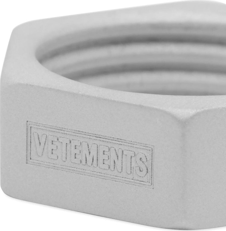 Vetements Nut Ring Silver