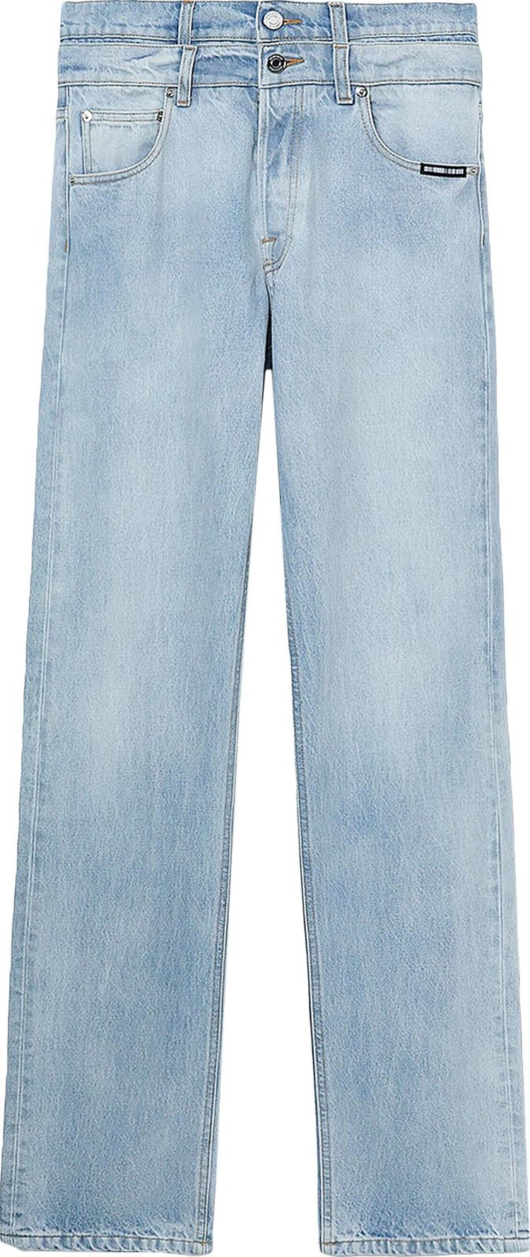 VTMNTS Double Waist Denim Jeans Blue