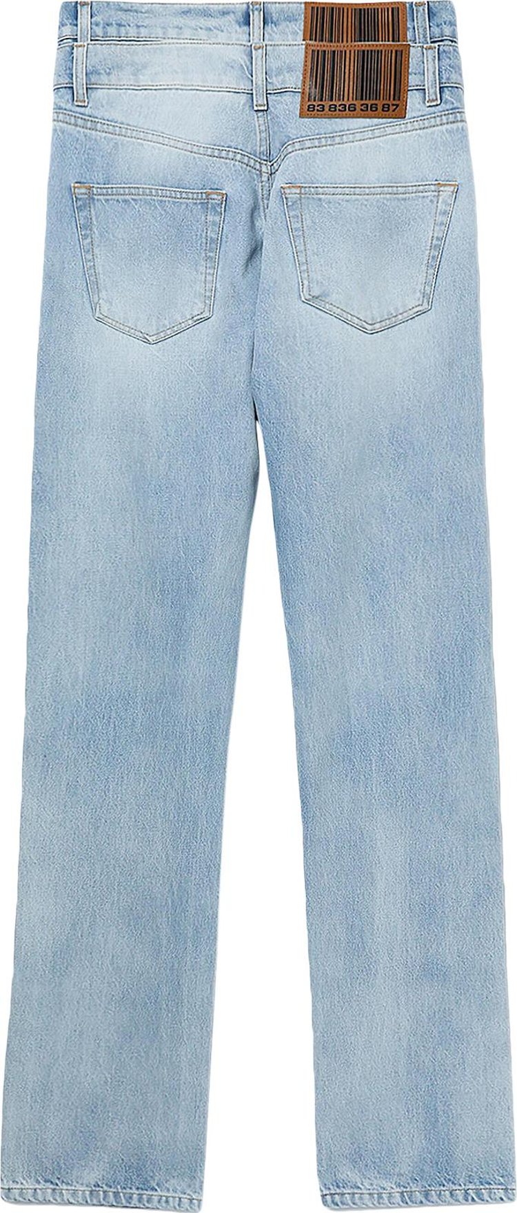 VTMNTS Double Waist Denim Jeans Blue