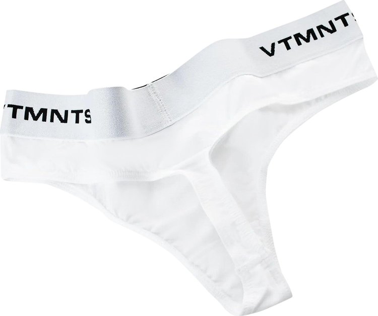 VTMNTS Logo Thong White