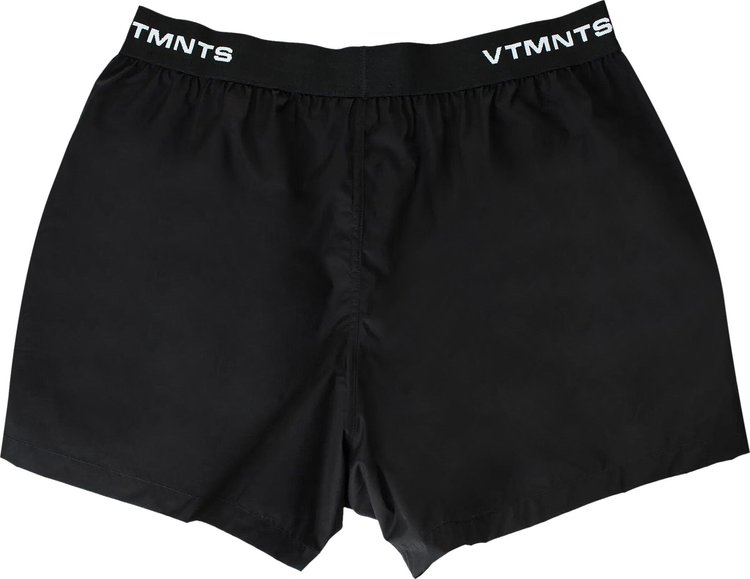 VTMNTS Logo Relaxed Boxer Shorts Black