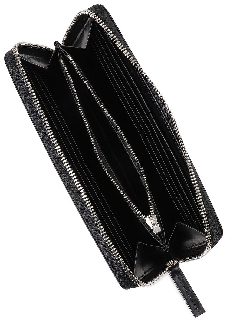 Ys Zip Around Wallet Large Black