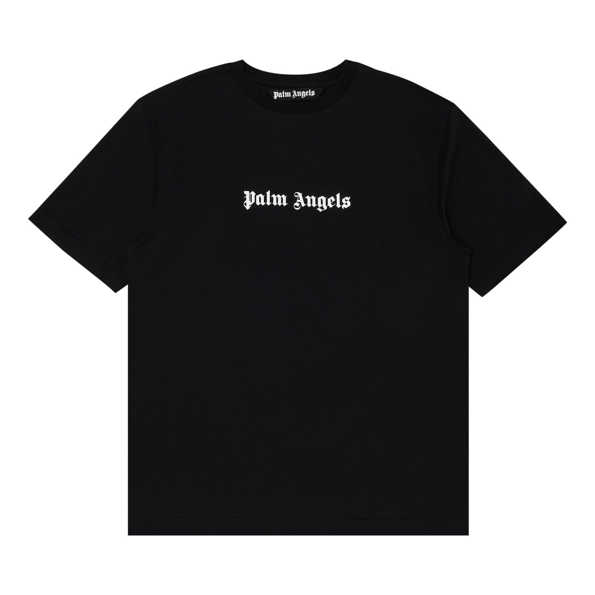 Tシャツ・カットソー Palm Angels PMAA089S24JER002 LOGO SLIM T-shirt Buy Palm Angels Logo Slim Tee 'Black' - PMAA089S24JER0021001