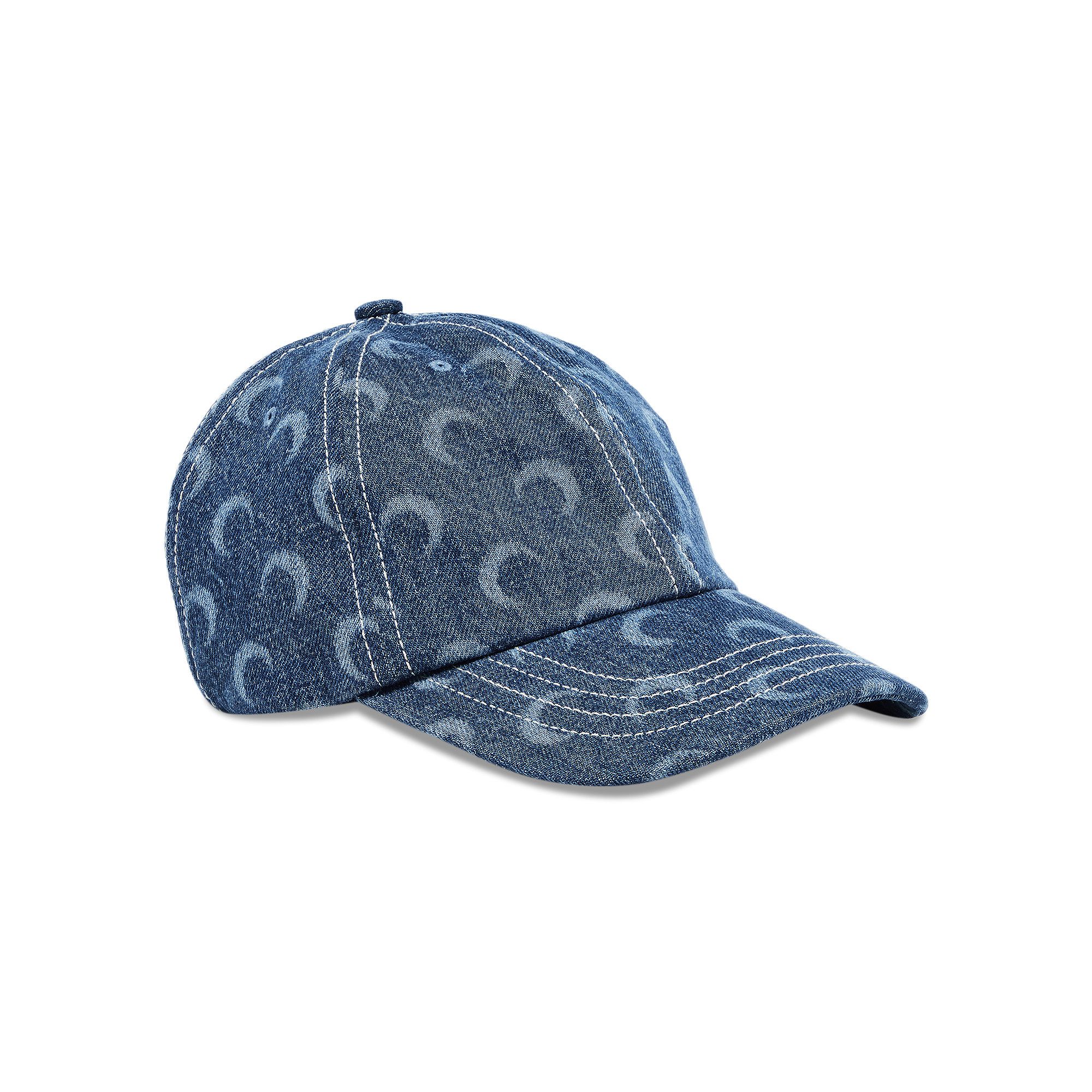 Buy Marine Serre Regenerated Deadstock Denim Baseball Cap