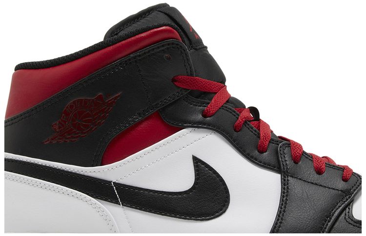 Air Jordan 1 Mid Gym Red Black Toe