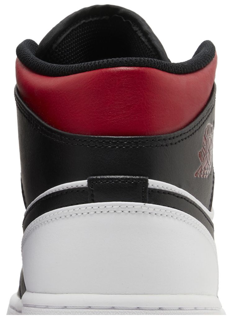 Air Jordan 1 Mid Gym Red Black Toe