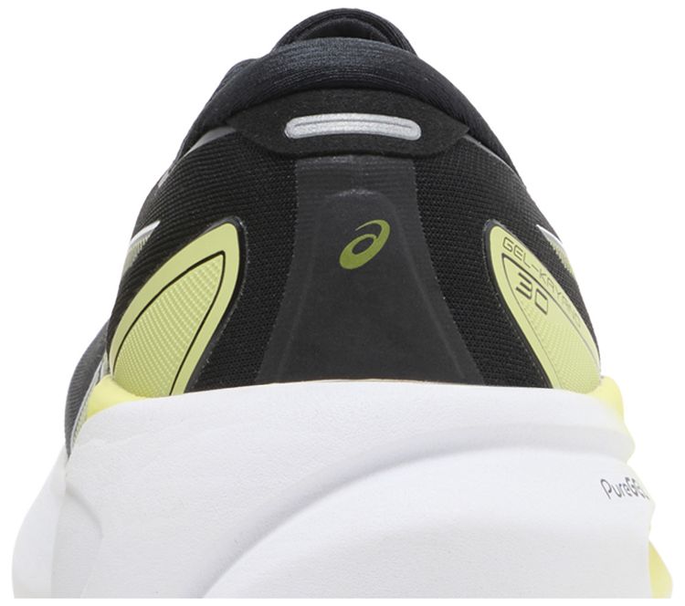 Asics Gel Kayano 30 Extra Wide Black Glow Yellow